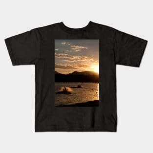 Riding Into the Sunset Kids T-Shirt